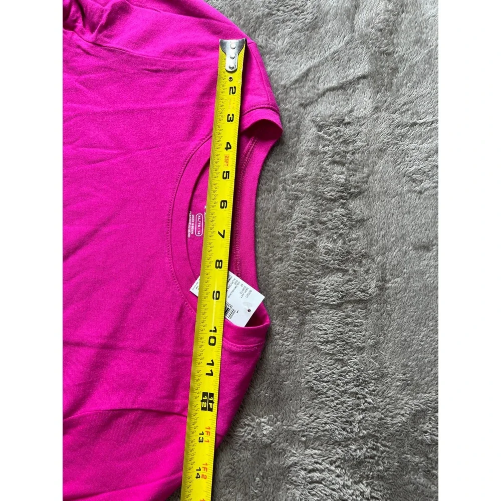 The Children's Place Girls Size 14 XL Aurora Pink Long Sleeve Top NWT